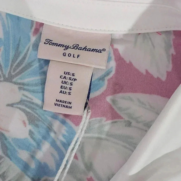 NWT Ladies TOMMY BAHAMA Sleeveless Golf Tennis Shirt Size Small MSRP: $110 - Picture 4 of 8